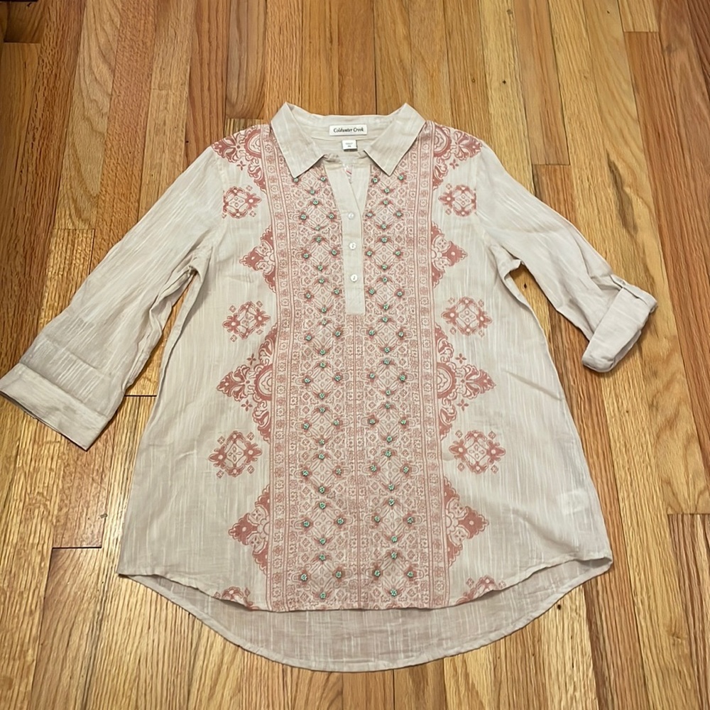Coldwater Creek Beaded Tunic
